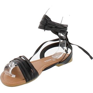 wrap strap sandals