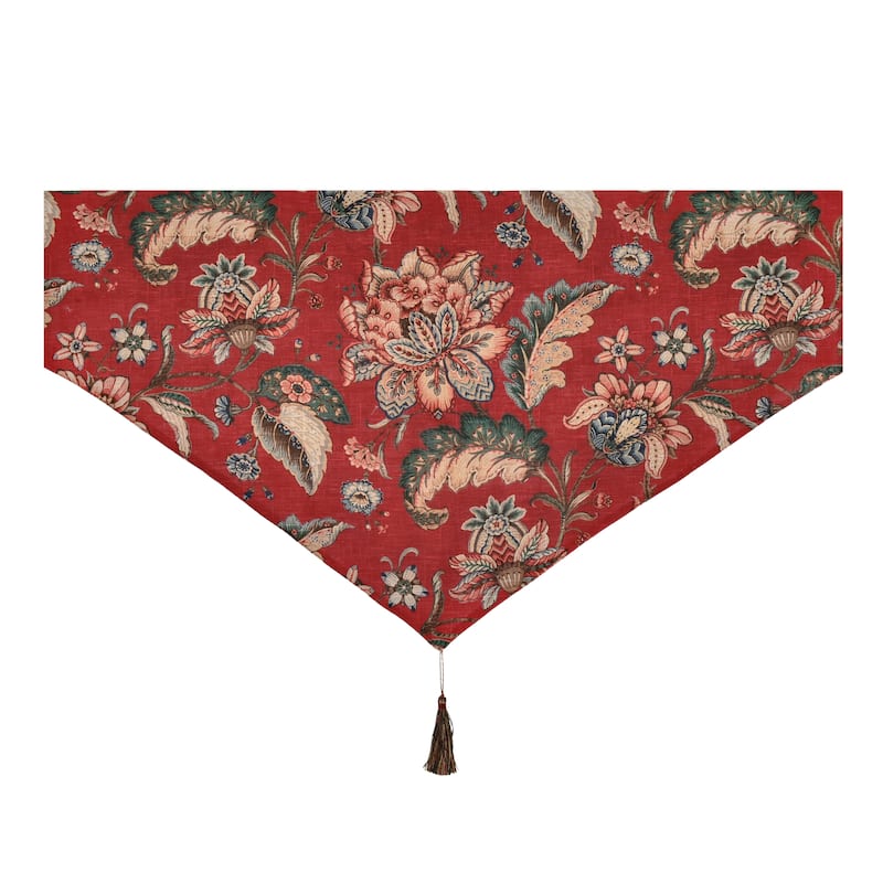 Enchanted Garden Window Ascot Valance