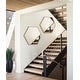 preview thumbnail 16 of 90, Kate and Laurel Rhodes Framed Mid-century Hexagonal Wall Mirror