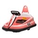 preview thumbnail 29 of 86, 6V Kids Electric Go Kart Bumper Car with Remote Control, LED Lights, Bluetooth, 3 Speeds, 360掳 Spin, Safety Belt for 18m+ Pink