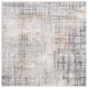 preview thumbnail 65 of 72, SAFAVIEH Meadow Bertrande Modern Abstract Rug 6'7" Square - Light Grey/Gold - Square