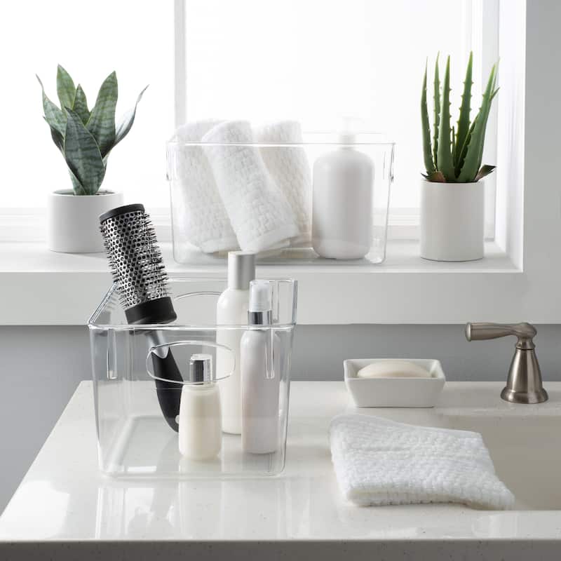 Simplify Large Horizontal Organizer in Clear - 11" x 7.75" x 6"