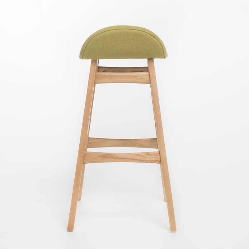 Carson Carrington Viborg 35-inch Green Fabric Bar Stool (Set of 2) by Christopher Knight Home