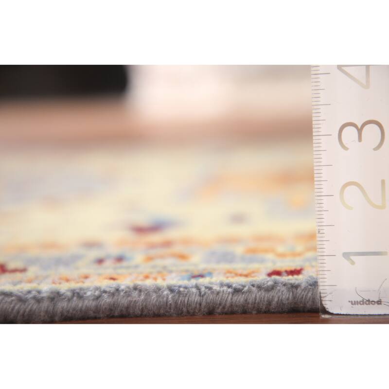 Geometric Kazak Accent Rug Hand-Knotted Wool Carpet - 3'0"x 5'0"