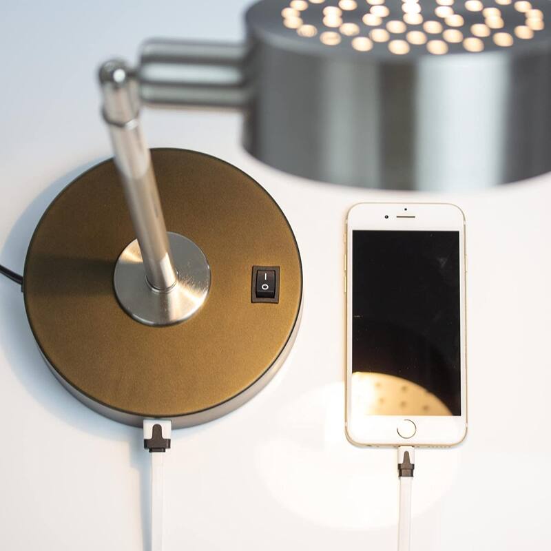 SINTECHNO Pivot Swivel Desk Lamp with USB Port - See Details - See Details