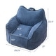 preview thumbnail 6 of 88, Children's Bean Bag Chair,Corduroy Bean Bag Sofa with Armrests