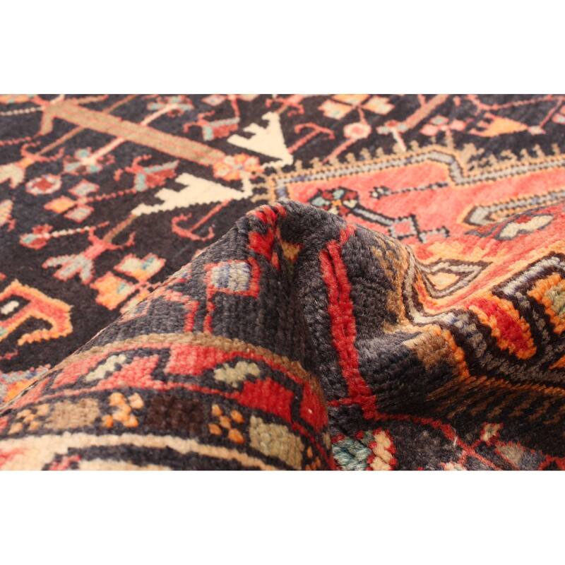 ECARPETGALLERY Hand-knotted Anatolian Black Wool Rug - 3'8 x 6'4