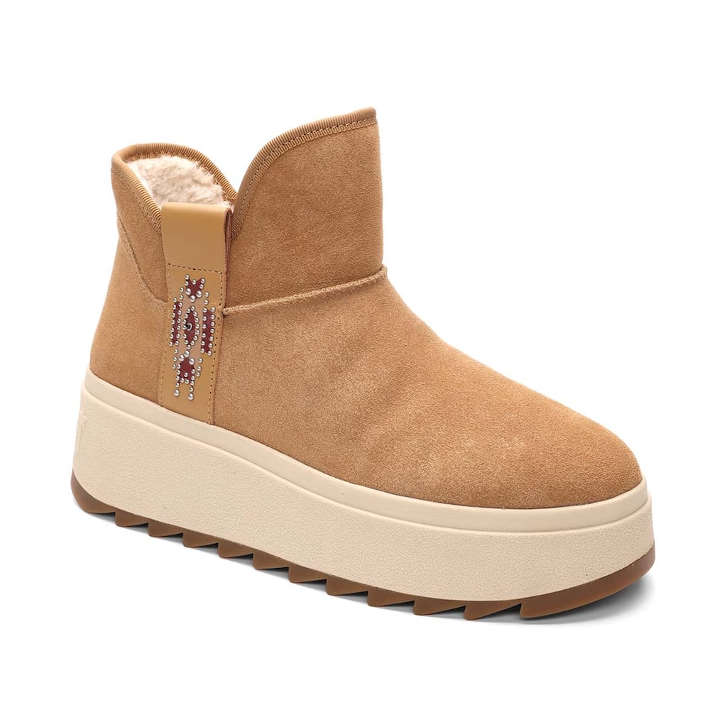 ASH Mask Platform Suede Bootie