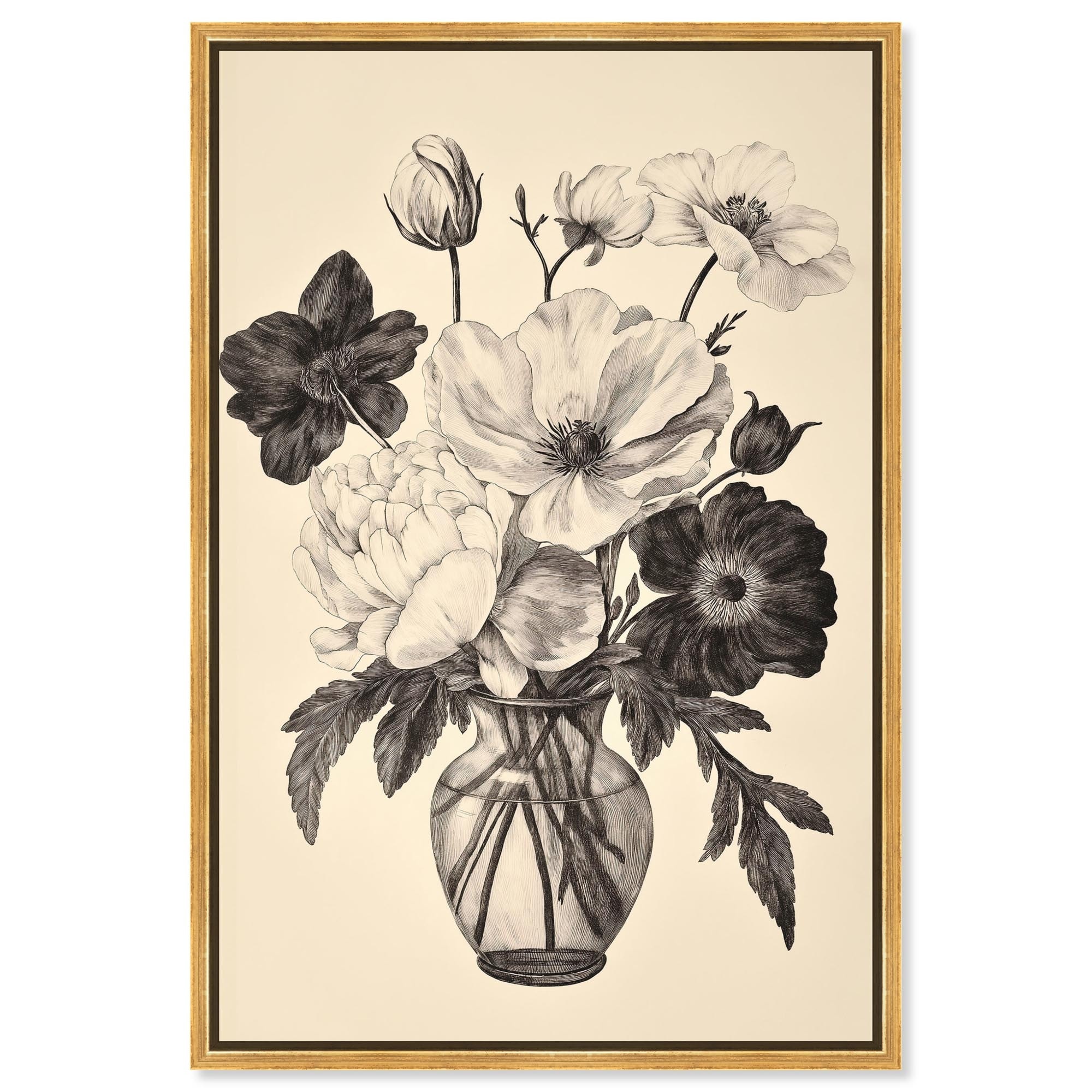 Antique Aria Canvas by Art Remedy