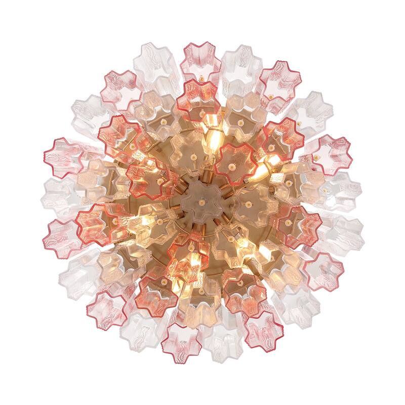 Crystorama Lighting Group ADD-321-SP Addis 7 Light 23" Wide Flush