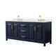 Option Dark Blue / Giotto Quartz Top / Brushed Gold