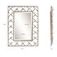 preview thumbnail 8 of 7, Allan Andrews Rectangular Wall Mirror with Lattice Iron Frame - 32"H x 24"W
