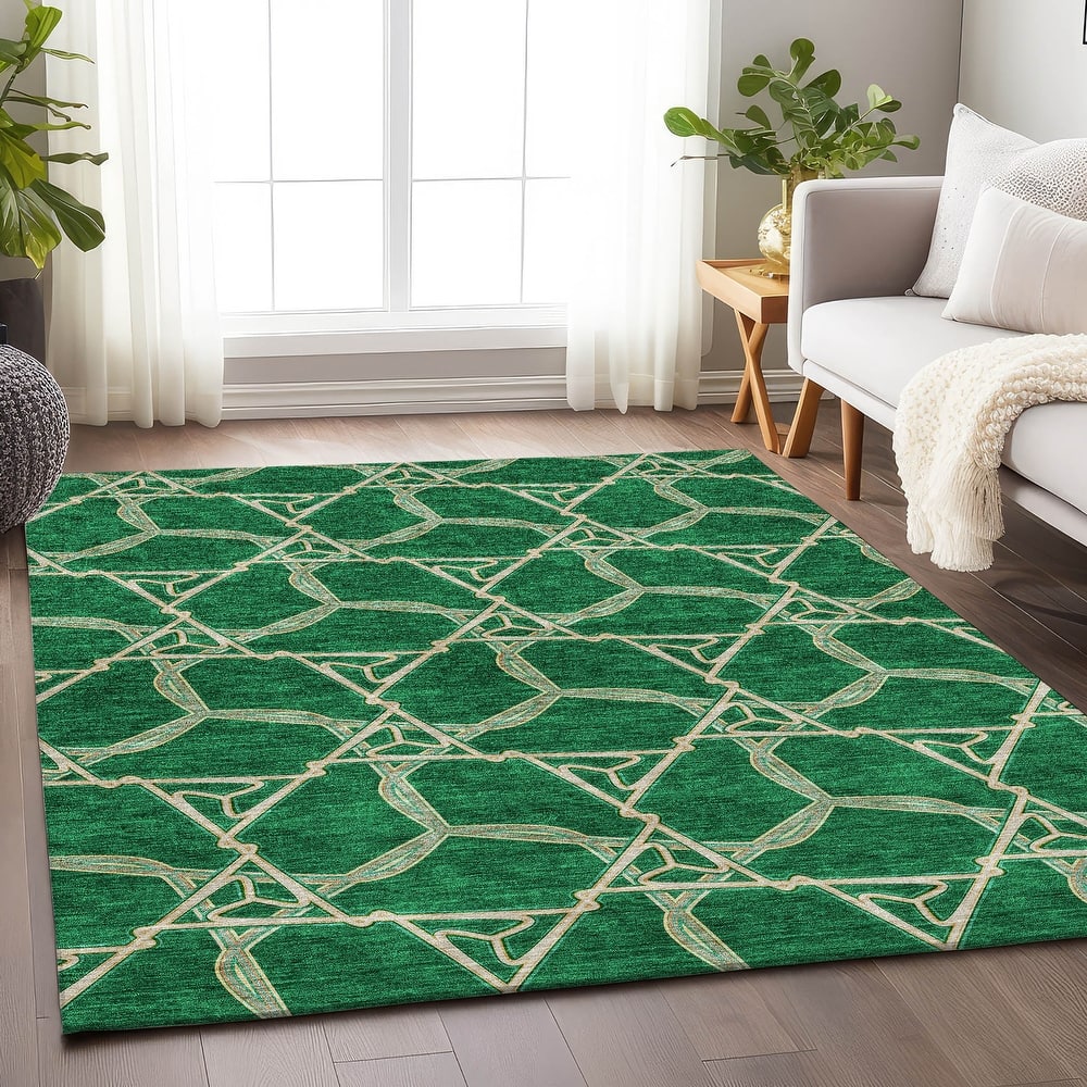 Premium Washable Super Soft Modern Tangle Mayfield Rug