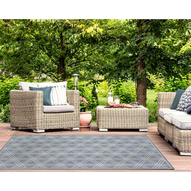 Liora Manne Capri Hex Indoor/Outdoor Rug