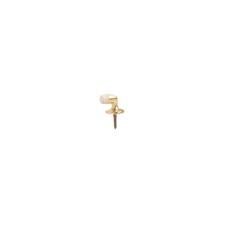 Ives 1 5/16" Height Solid Brass Floor Door Stop 1 1/4" Base Diameter