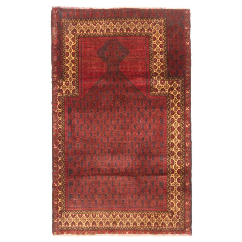 ECARPETGALLERY Hand-knotted Teimani Dark Grey Wool Rug - 2'8 x 4'4