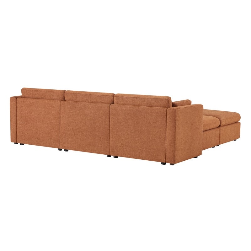 Mia Oversized Modular Sectional Fabric Sofa