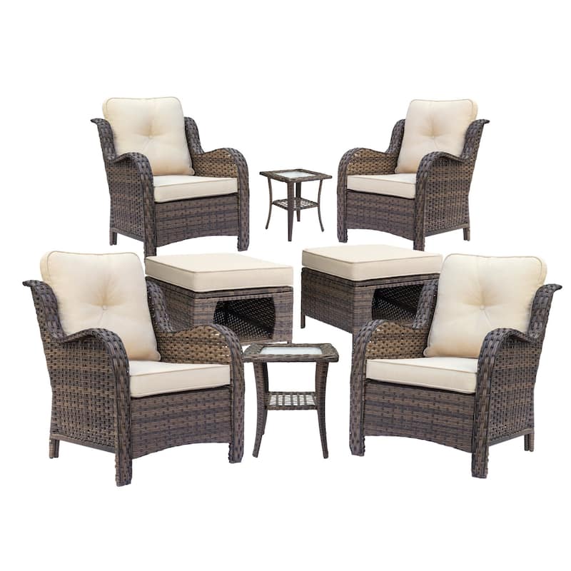 Outdoor Patio Furniture Set-Rattan Outdoor Furniture Set with Cushion
