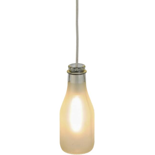 Meyda Tiffany 147520 Milk Bottle 5" Wide Mini Pendant