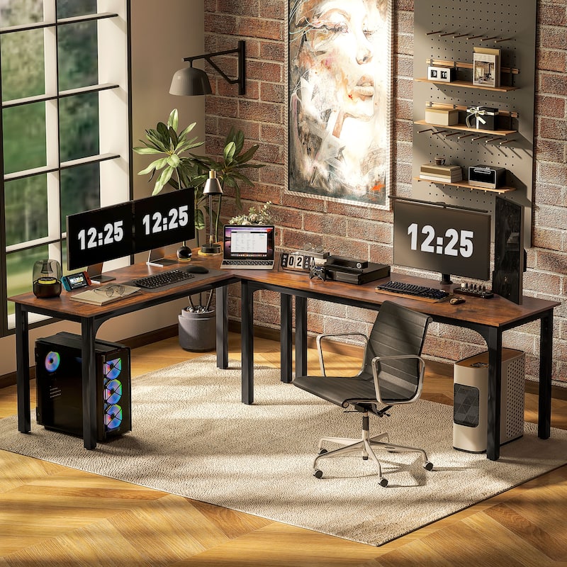 Steel Particleboard Computer Desk Industrial Table and Adjustable Foot