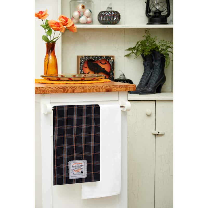 Apothecary Shoppe Plaid Towel