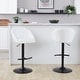 preview thumbnail 16 of 84, Porch & Den Livesey High Back Adjustable Bar Stool with Rounded T Footrest (Set of 2)