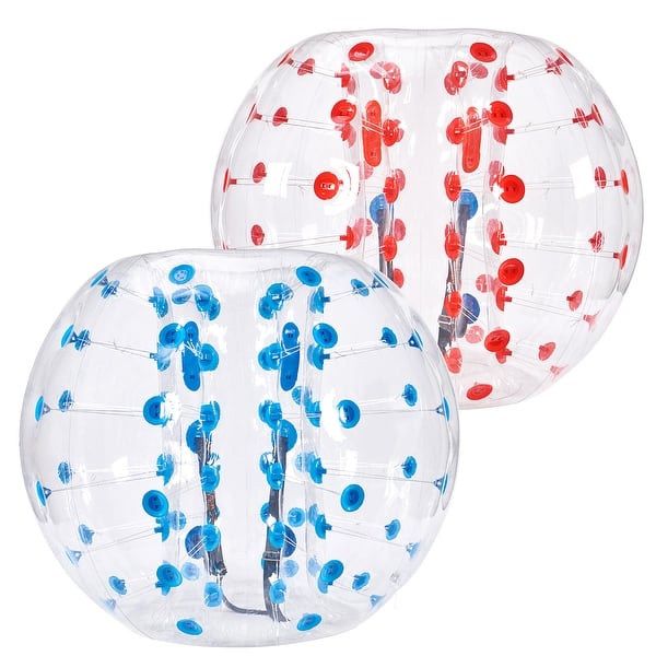 slide 2 of 48, VEVOR Inflatable Bumper Balls , for Teen & Adult, for Outdoor Team Gaming Play,for Garden, Yard, Park Red dots+blue dots