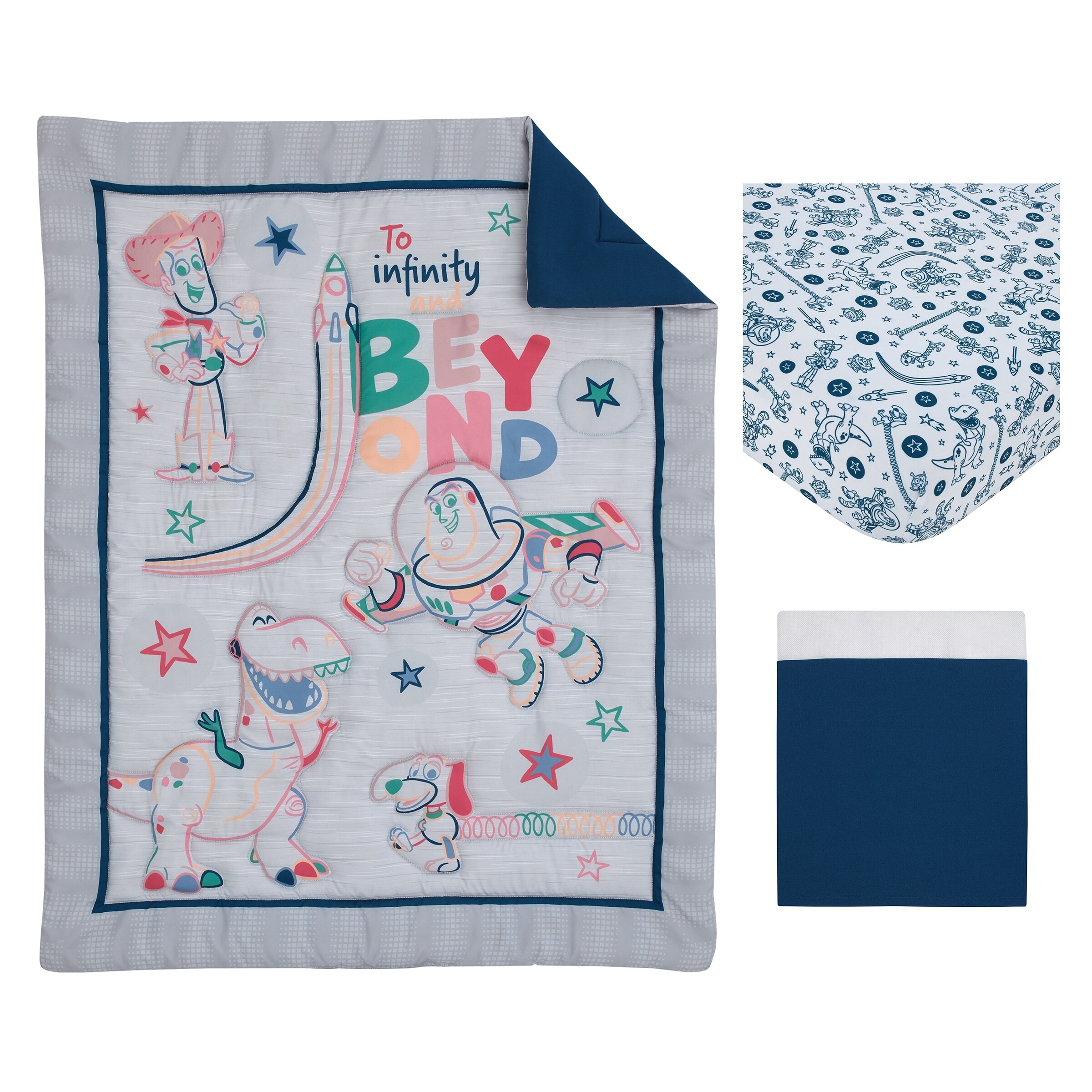 Disney 3 Piece Crib Bedding Set