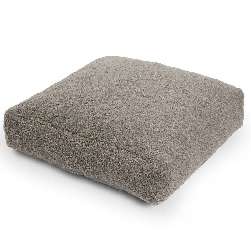 Jaxx Brio Large Decor Floor Pillow / Yoga Cushion, Faux Lamb