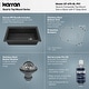 preview thumbnail 75 of 82, Karran Drop-In Quartz 33 in. 1-Hole Single Bowl Kitchen Sink Kit