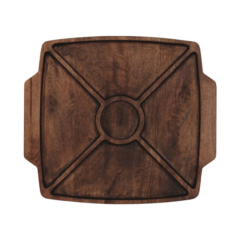 Kate and Laurel Criscroft Square Serving Tray - 17x15
