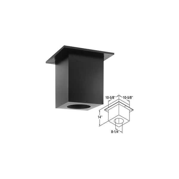 Duravent 58dva Cs 5 X 8 Inner Diameter Directvent Pro Direct Vent Pipe Double Wall 14 Cathedral Ceiling Support Box