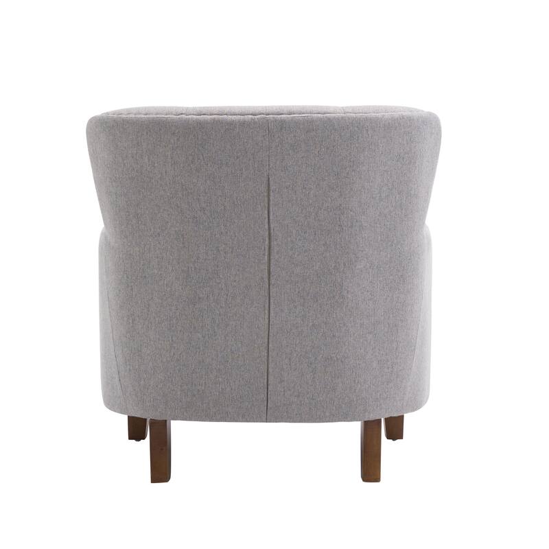 Porthos Home Idir Accent Chair, Fabric Upholstery, Rubber Wood Legs