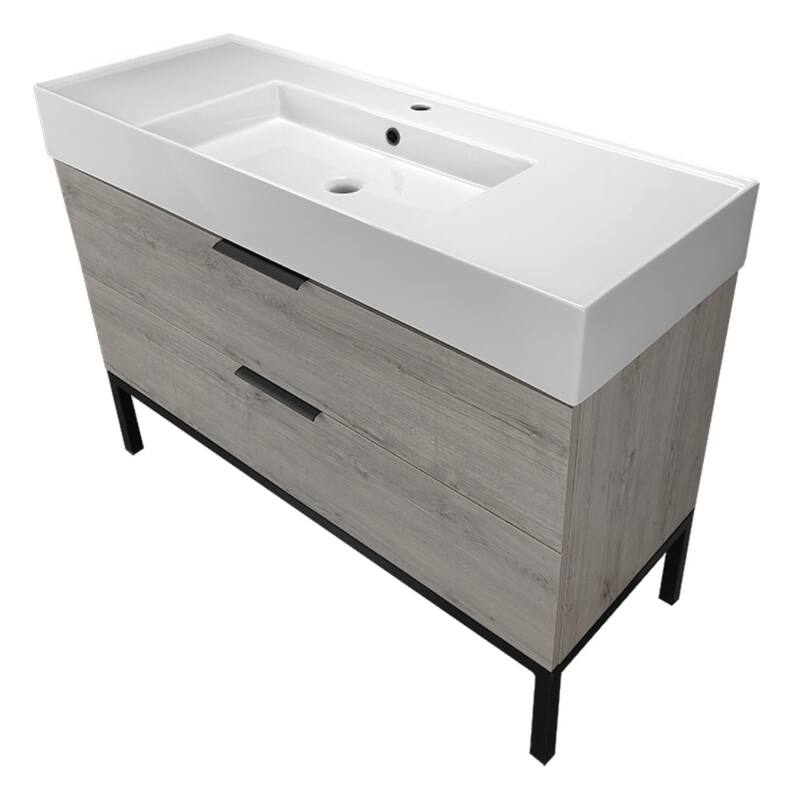 Nameeks Derin-4818 Derin 48" Free Standing Single Basin Vanity Set