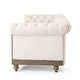 preview thumbnail 29 of 55, Castalia Nailhead Trim Chesterfield Sofa by Christopher Knight Home - 78.75" L x 33.50" W x 28.00" H