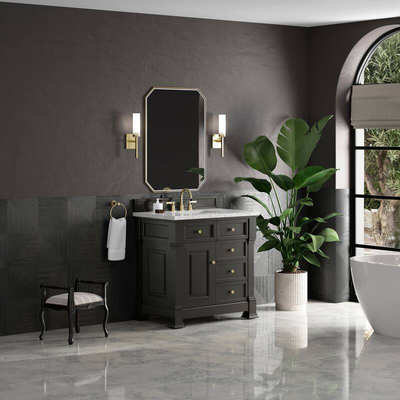 Brookfield 36" Single Vanity, Black Onyx