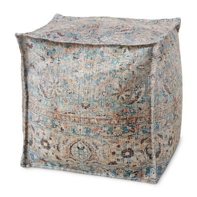 Alexander Home Loren Vintage Shabby Chic Pouf