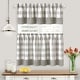preview thumbnail 17 of 18, Hunter Window Curtain Tier Pair and Valance Set 57x24 - Grey