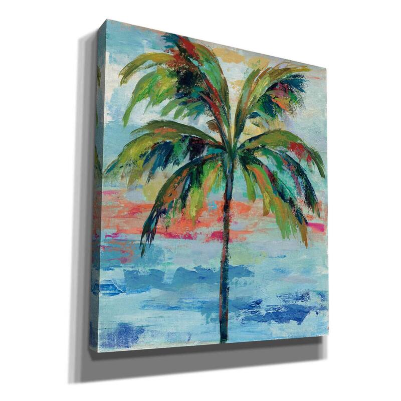 Epic Graffiti 'California Palm I' by Silvia Vassileva, Canvas Wall Art