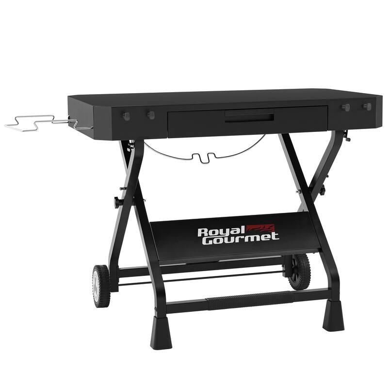 Royal Gourmet GD3701 Portable Collapsible Grill Stand, Black