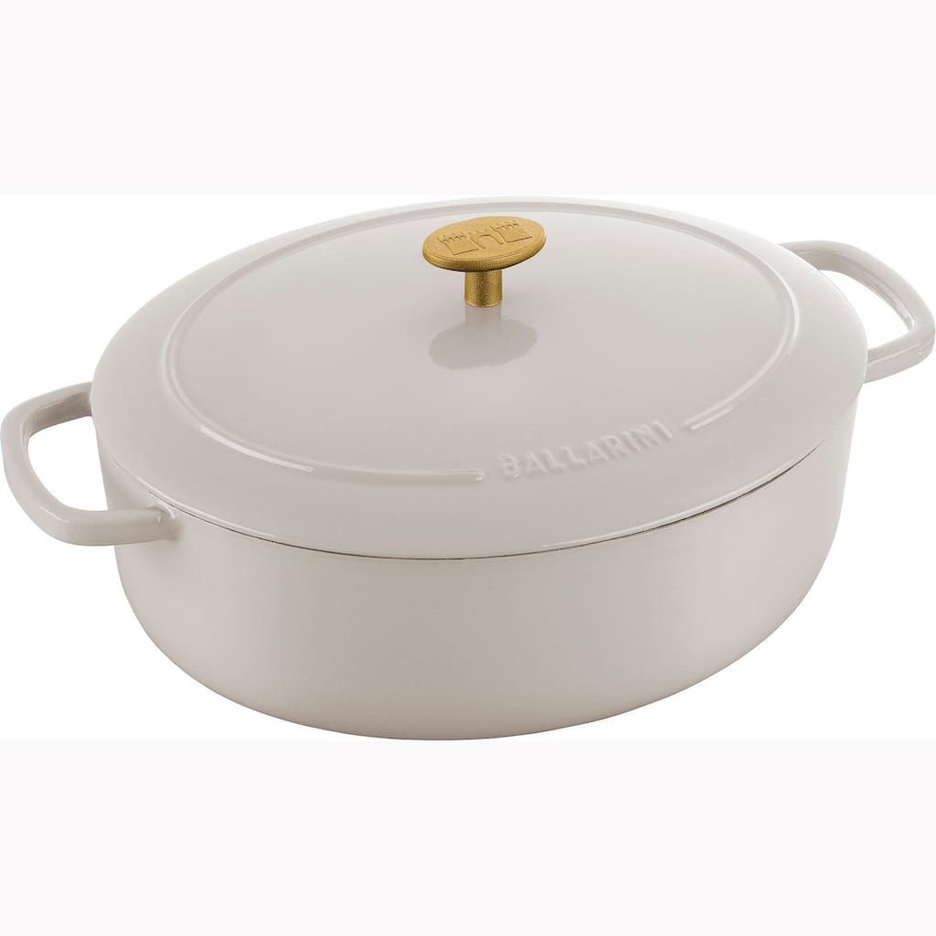 BALLARINI Bellamonte Cast Iron 4.75-qt Oval Dutch Oven - 5-qt