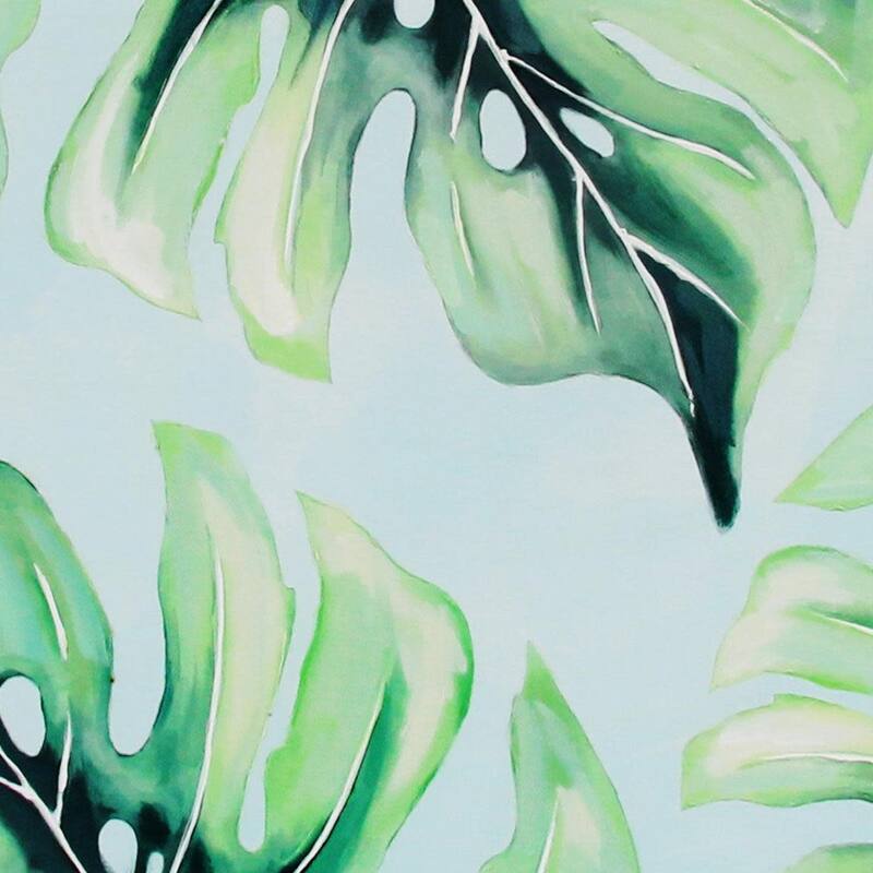 CosmoLiving by Cosmopolitan Green Canvas Monstera Leaf Living Room Framed Wall Art with Gold Frame