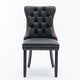 preview thumbnail 2 of 7, High-end Tufted Contemporary Upholstered Dining Chair with Nailhead Trim