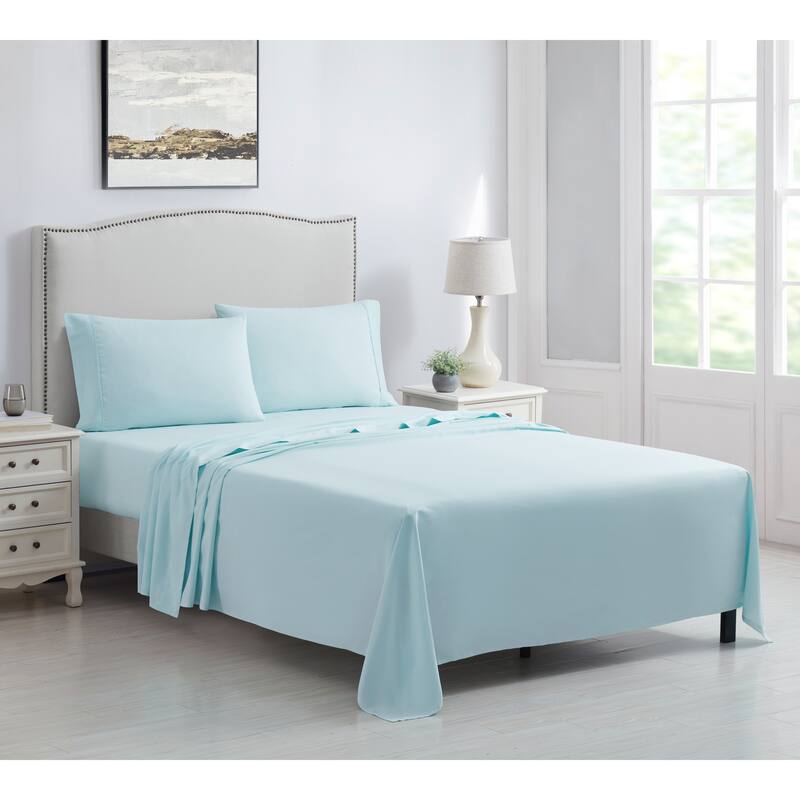 Kathy Ireland 4 Piece Brushed Microfiber Sheet Set