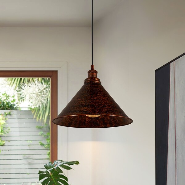 Small copper pendant light outlet