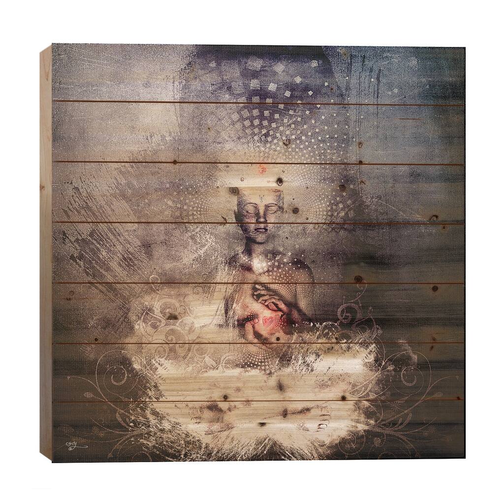 Forever Can Be Print On Wood by Cameron Gray - Multi-Color
