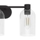 preview thumbnail 6 of 12, Hunter Lochemeade 3-Light Vanity Wall Light, Damp-rated - Bathroom, Laundry - Modern Farmhouse, Contemporary, Industrial
