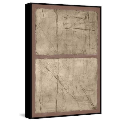 'Northern Passage' Floater Framed Painting Print on Canvas