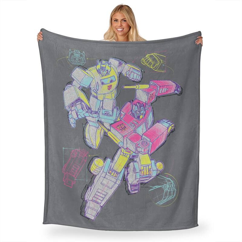 Hasbro Transformers Silk Touch Throw Blanket