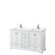 Option White, Chrome Trim, White Quartz Top